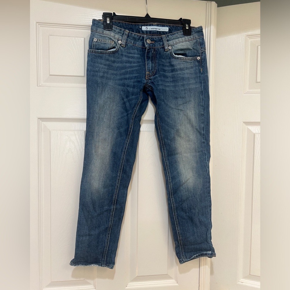 DEPARTMENT 5 woman Cropped Ankle‎ Light Wash denim Jeans pants Size 28